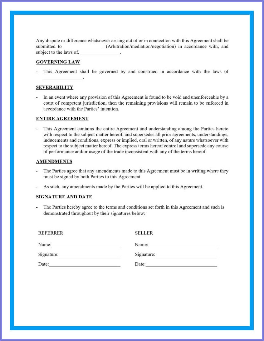 Simple Joint Venture Agreement Template Uk