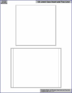 Slim Cd Jewel Case Insert Template