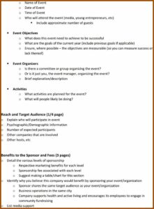Sponsorship Proposal Template Free Pdf