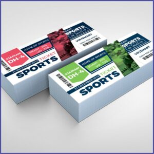 Sports Ticket Template