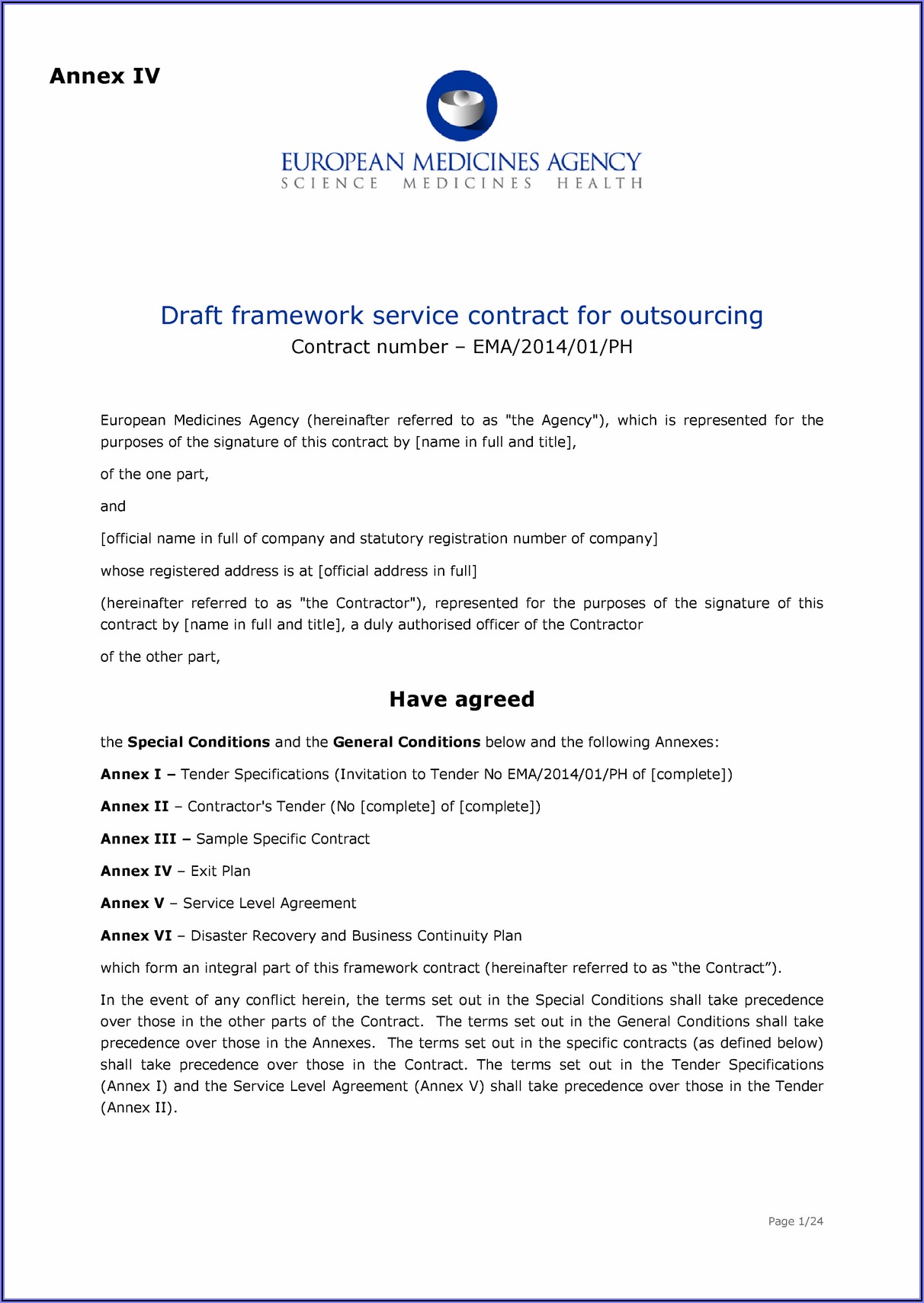 Staff Outsourcing Agreement Template
