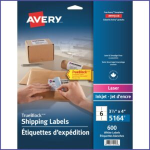 Staples Mailing Label Template 5164