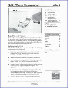 Swppp Template California