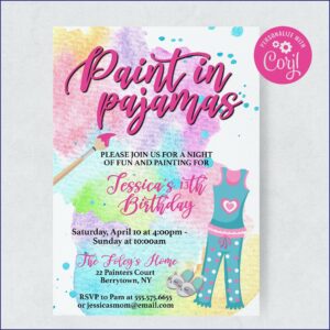 Teenage Birthday Party Invite Template