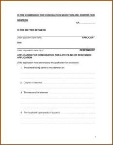 Template Of Affidavit South Africa