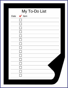 To Do List Template Free Download Word