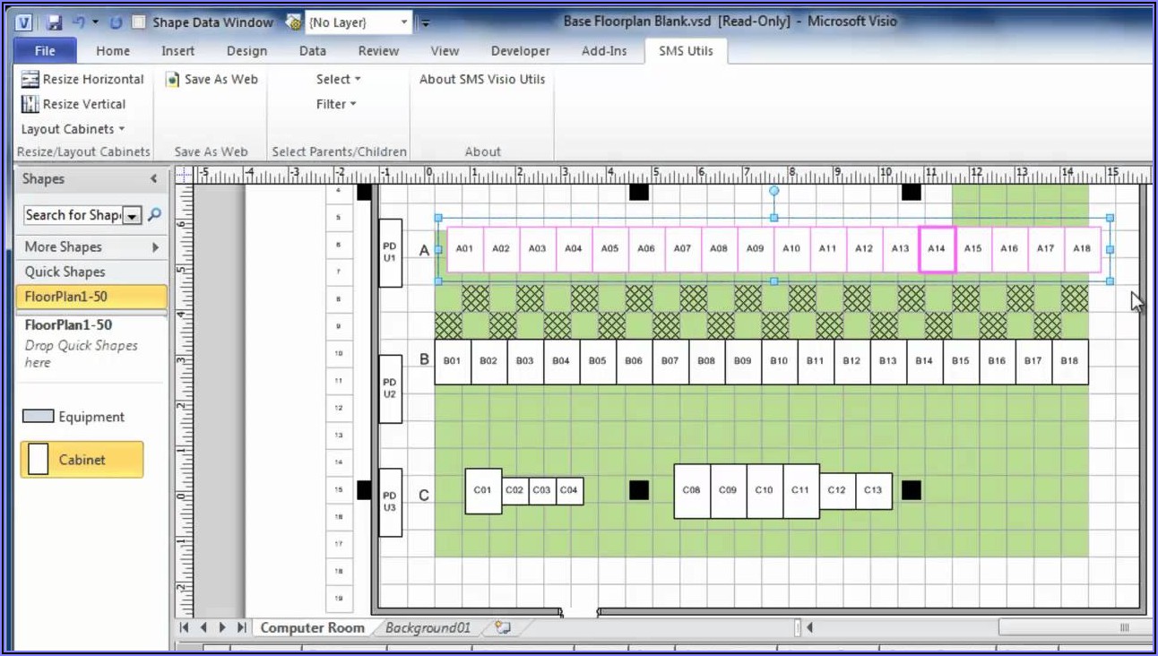 Warehouse Layout Template Visio
