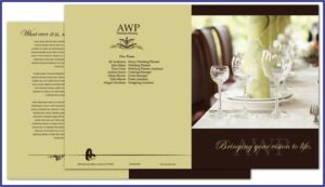 Wedding Planner Brochure Template